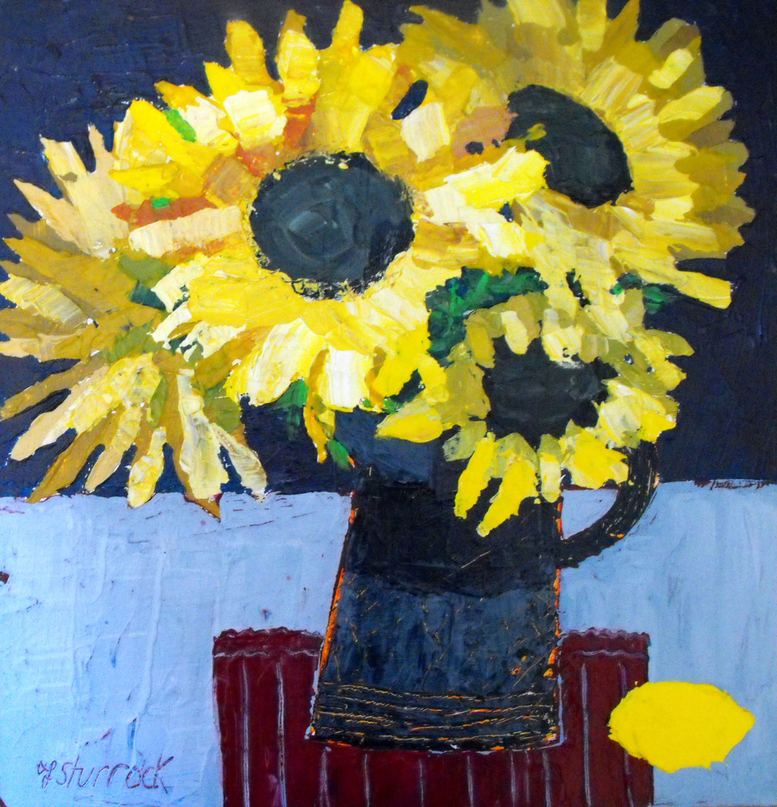'Sunflowers and Lemon' by artist Fiona Sturrock